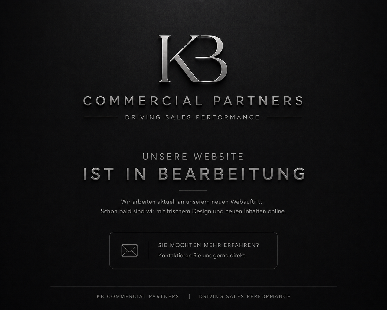 KB Commercial Partners - Demnächst verfügbar